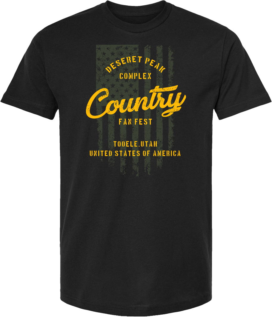 American Flag T-Shirt Black