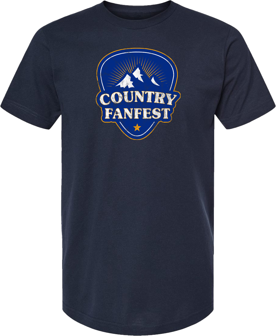 Guitar Pick T-Shirt Navy