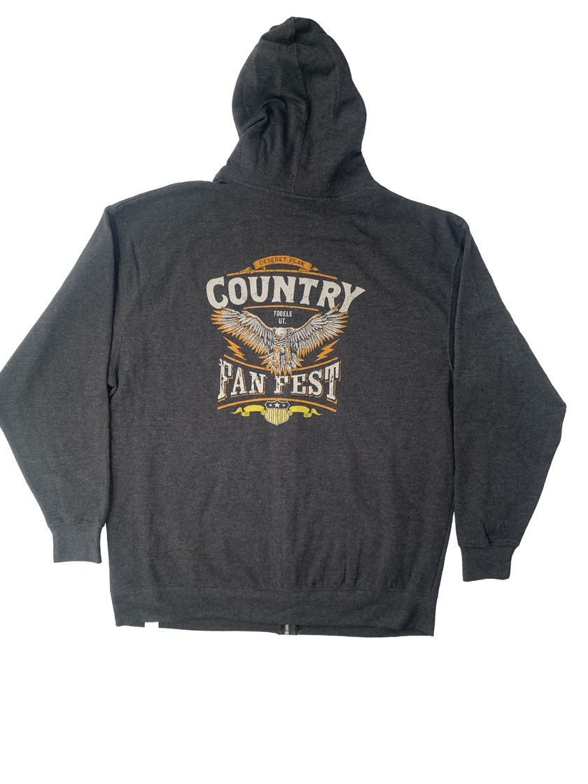 CFF Whiskey Eagle Zip Up Hoodie